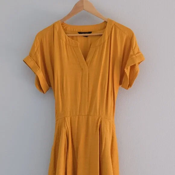 Simply Vera Vera Wang | Dresses | Casual Yellow Dress | Poshmark